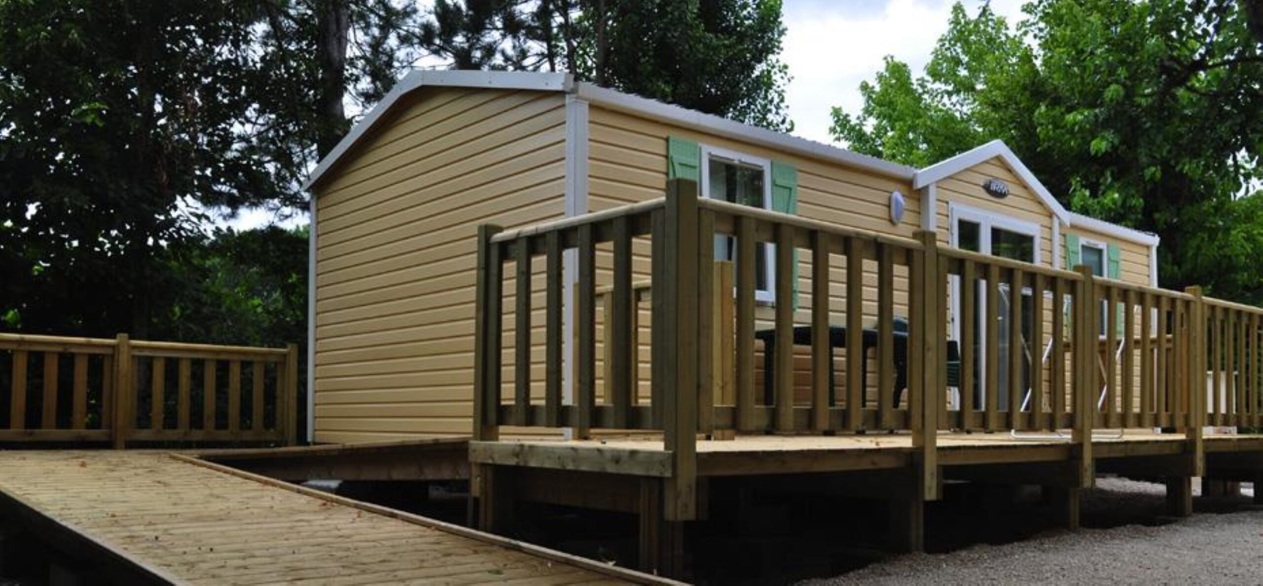 Mobile-home Standard PRM 30m² 2 bedrooms + covered terrace 20m² – TV